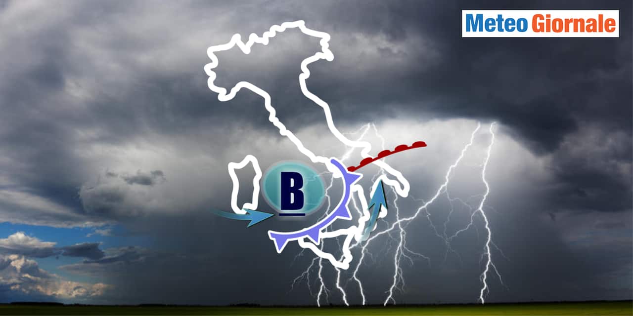 Italia in balia dei temporali