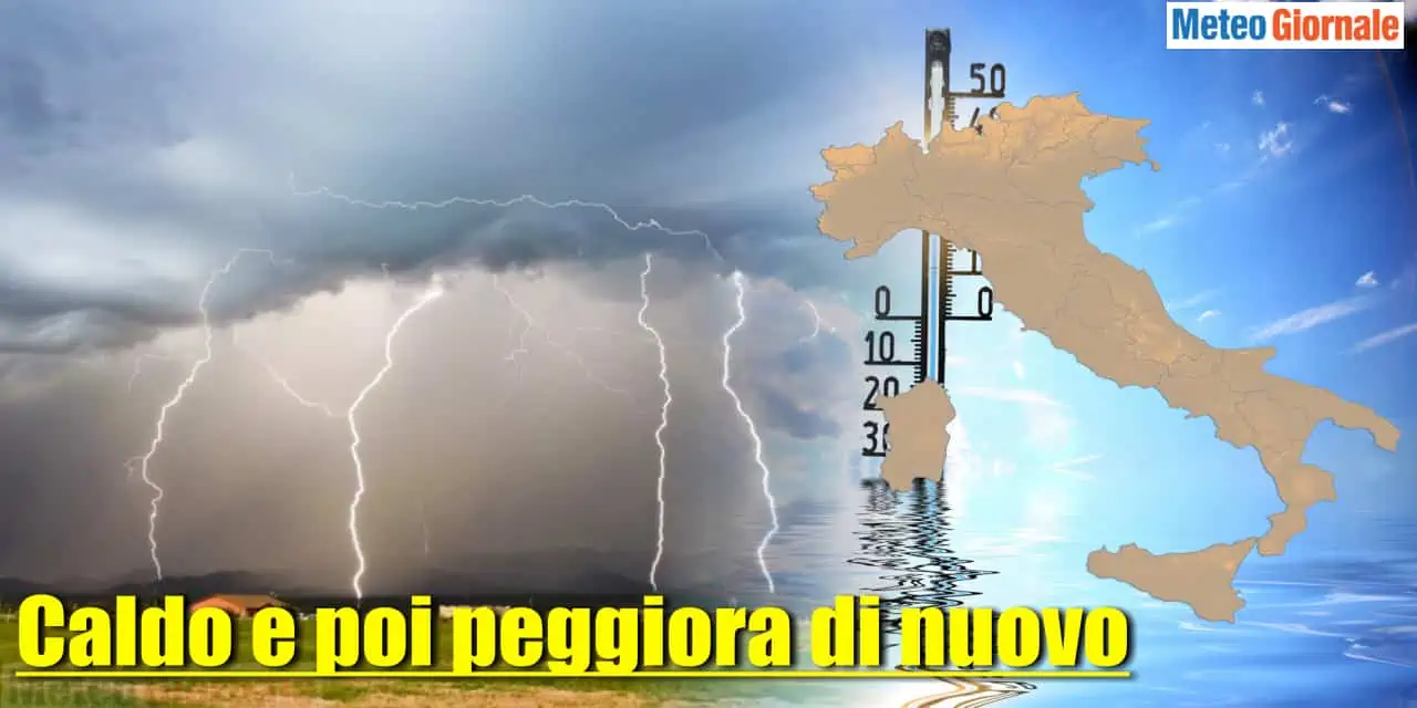 Il caldo africano in arrivo nei prossimi giorni non durerà a lungo