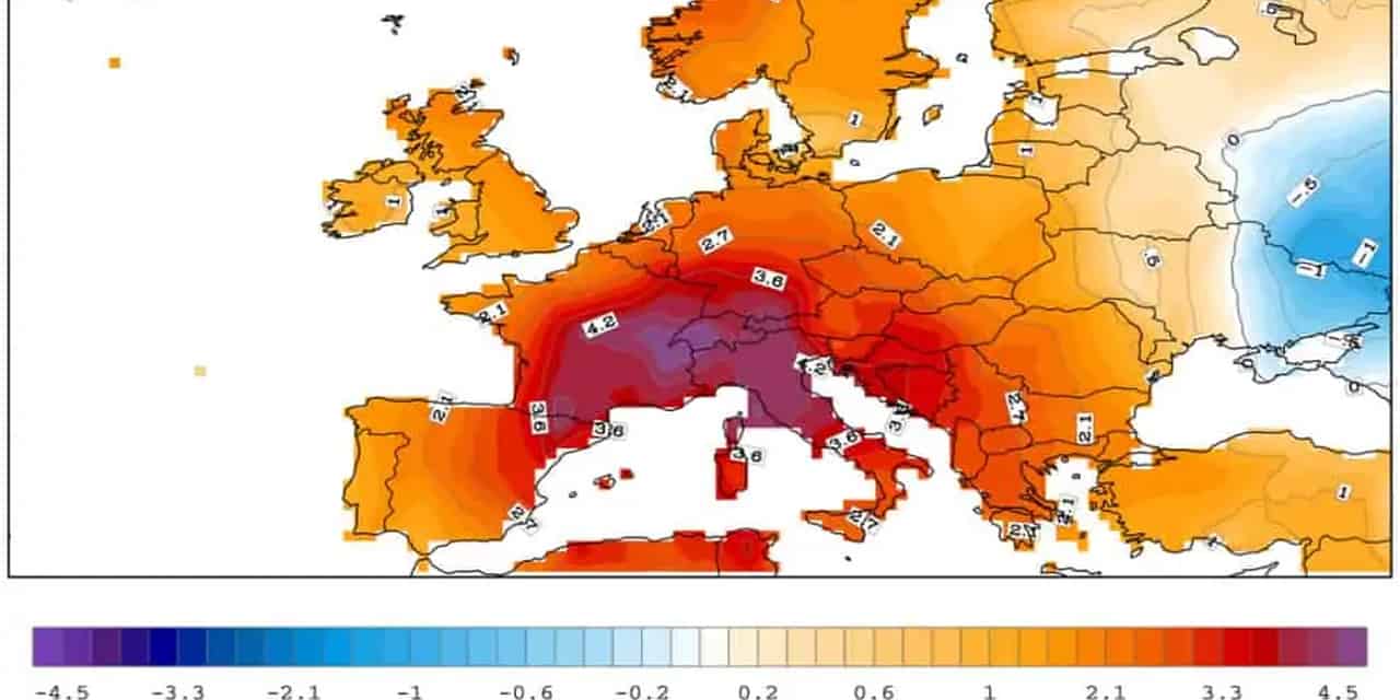 Estate 2003 ha avviato la svolta verso Estati sempre più calde